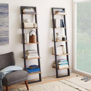 Ladder Bookshelf - Narrow (Sand/Stone)