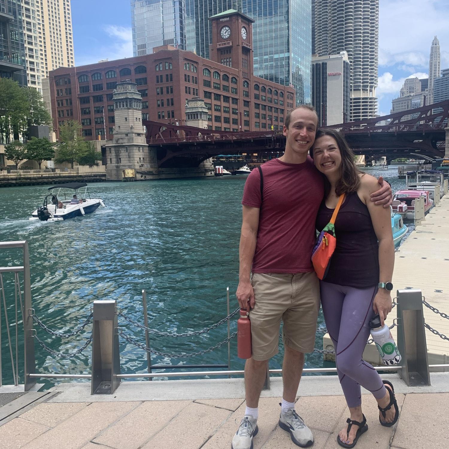 First trip together! Chicago, August 2021