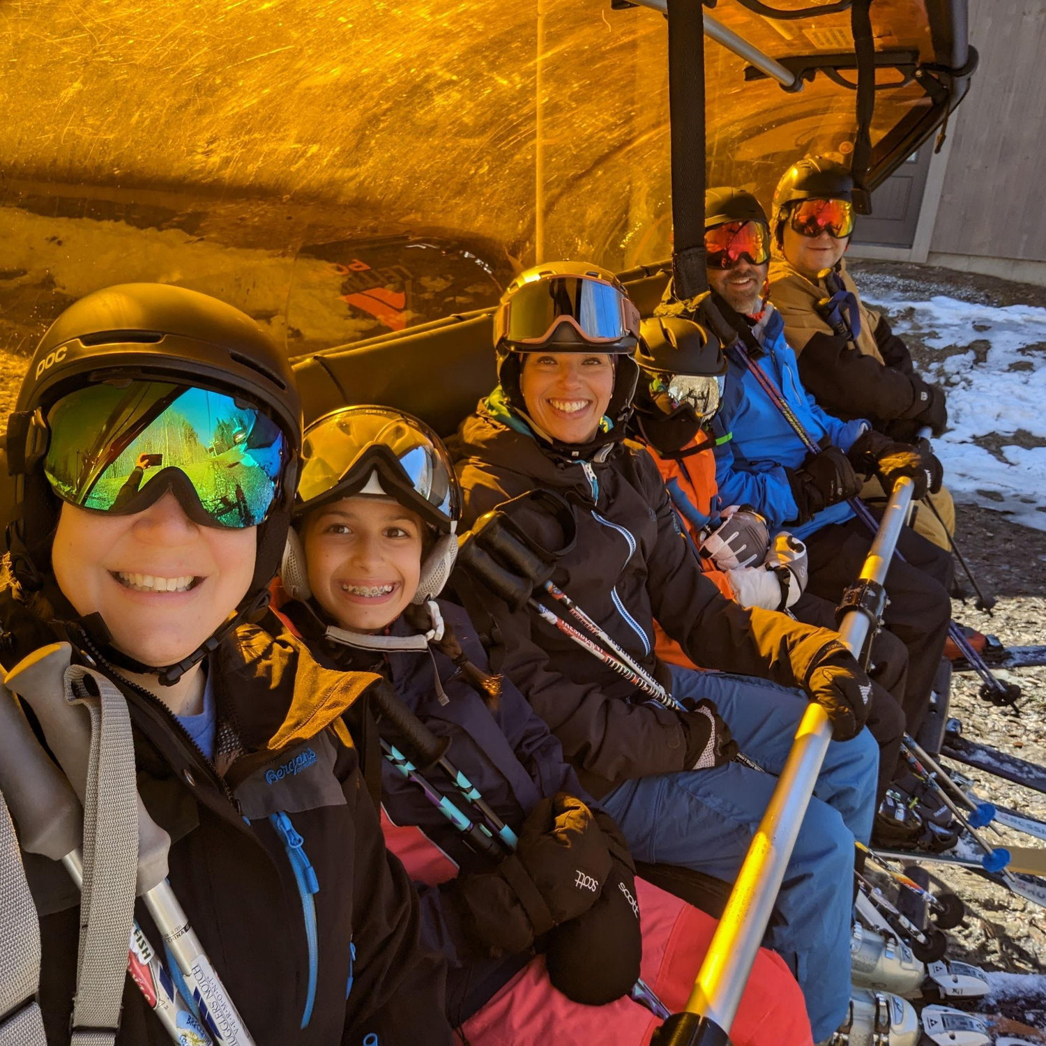 Worlds collide! Friends meet! Ski trip to VT with Natalie, Lisa, Landon, and Gregg!