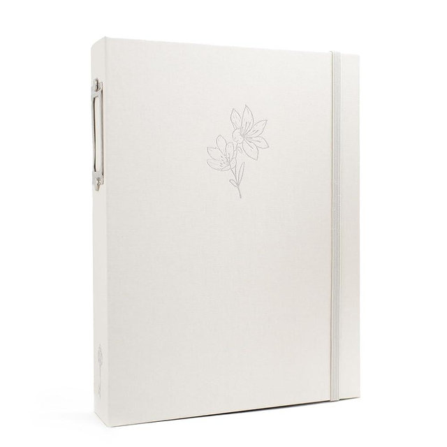 Greeting Card Album, Card Keeper, Memory Keeper, Memory Album, Greeting Card Binder, Card Organizer, Greeting Card Holder (Ivory)