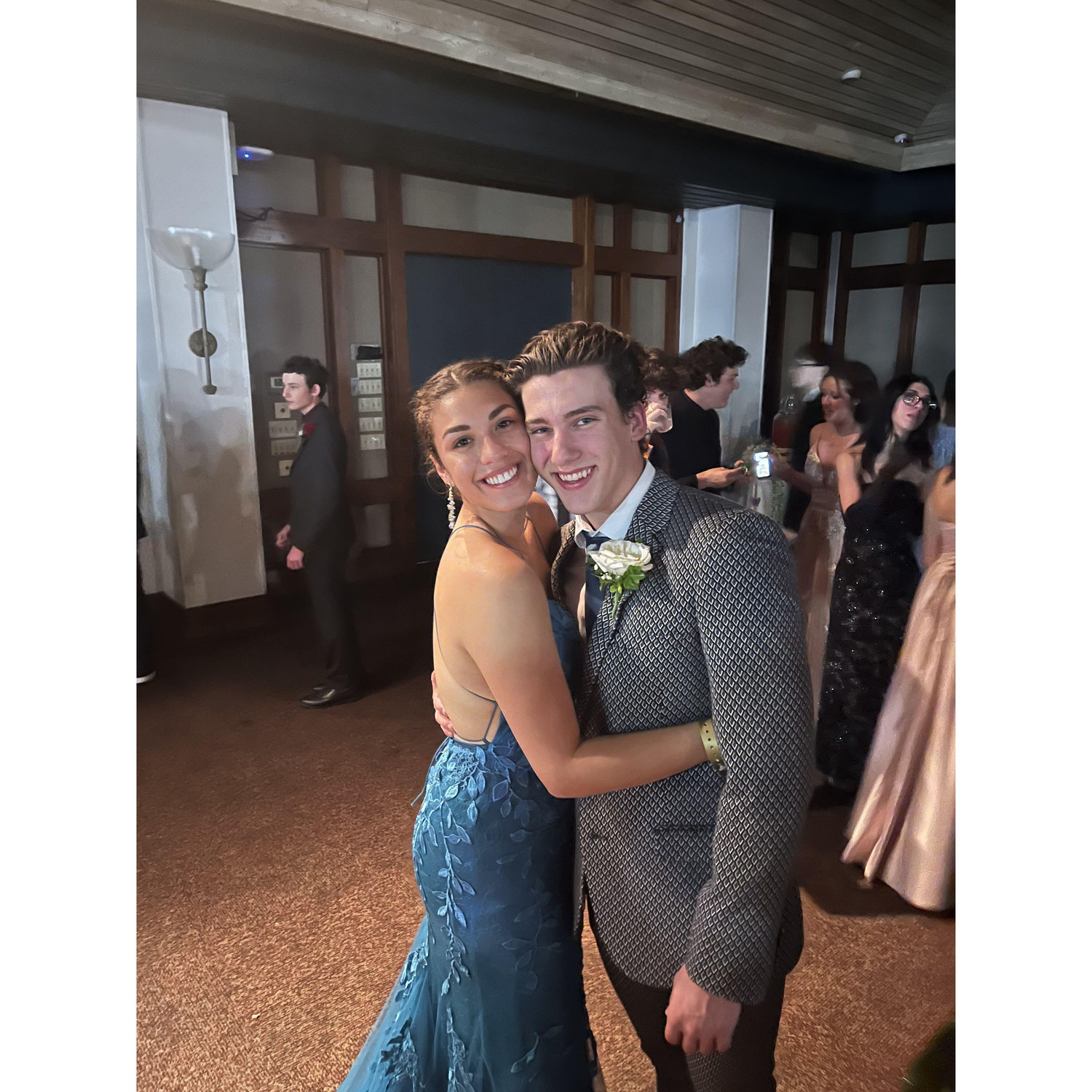 Prom 2022! We accidentally parked 1.1 miles away from the venue so there were blisters by the time we walked in. We danced, took pictures in the photo booth, and ended the night at Westgate theater.