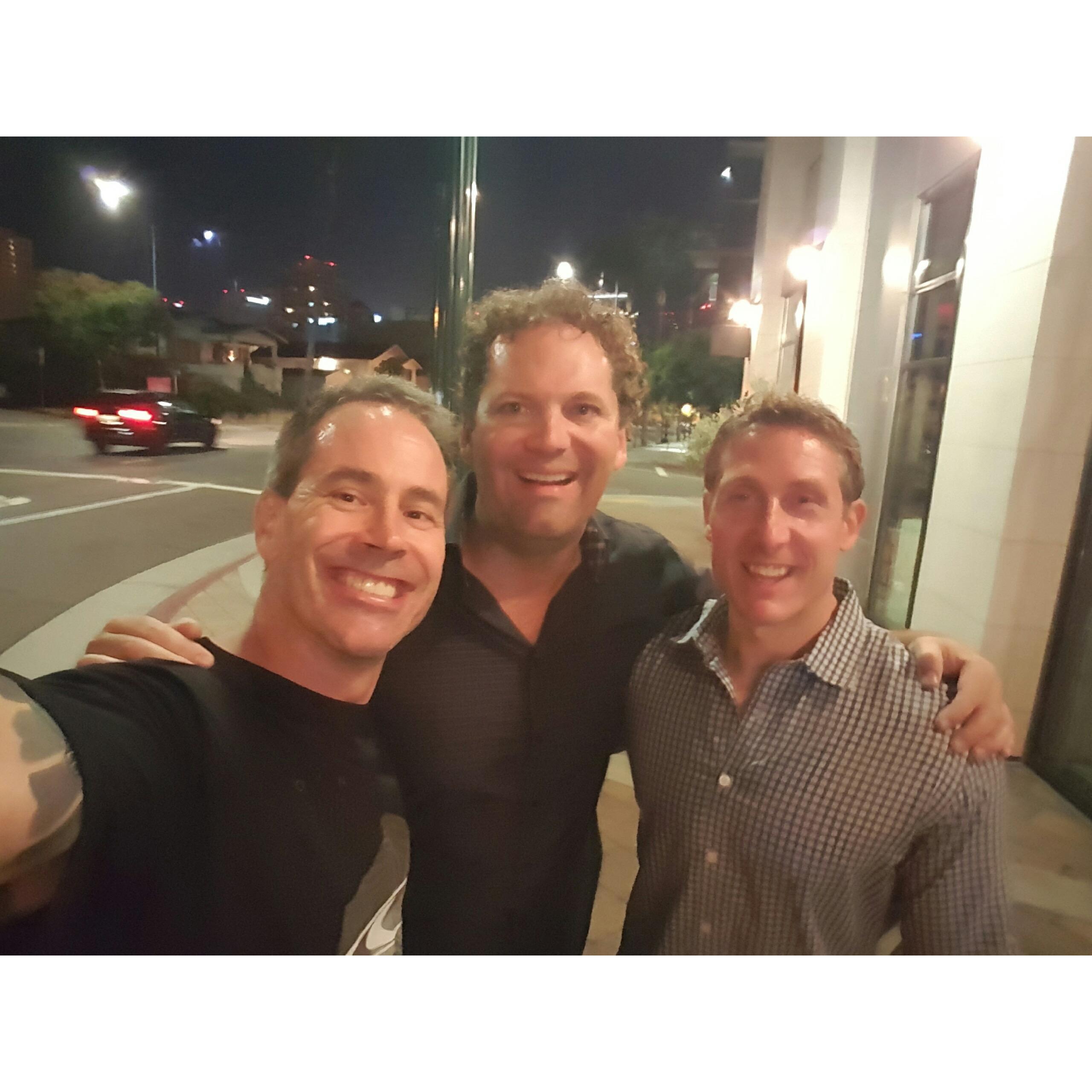 In Maine hanging with my bros (Dave & Bill)