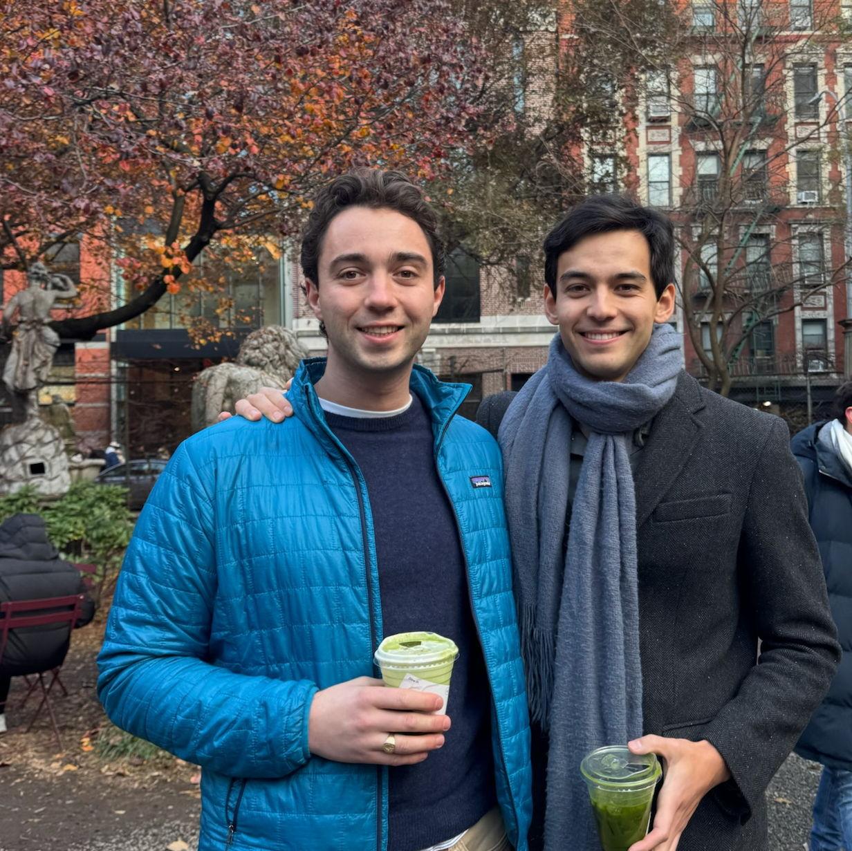 Jacob and Gus in New York together