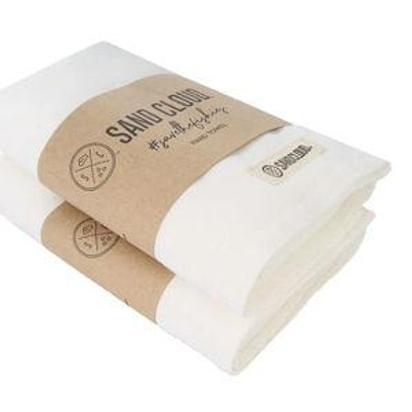 Terra Fringeless Hand Bath Bundle 2 Pack - Ivory | Sand Cloud