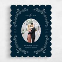 Blue Wedding Save the Date - Miette Photo