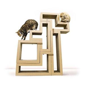 KATRIS Modular Cat Tree - 5 Blocks with Different Styles