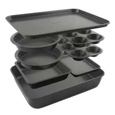 Elbee Home™ Stack 'N Store Nonstick 8-Piece Bakeware Set