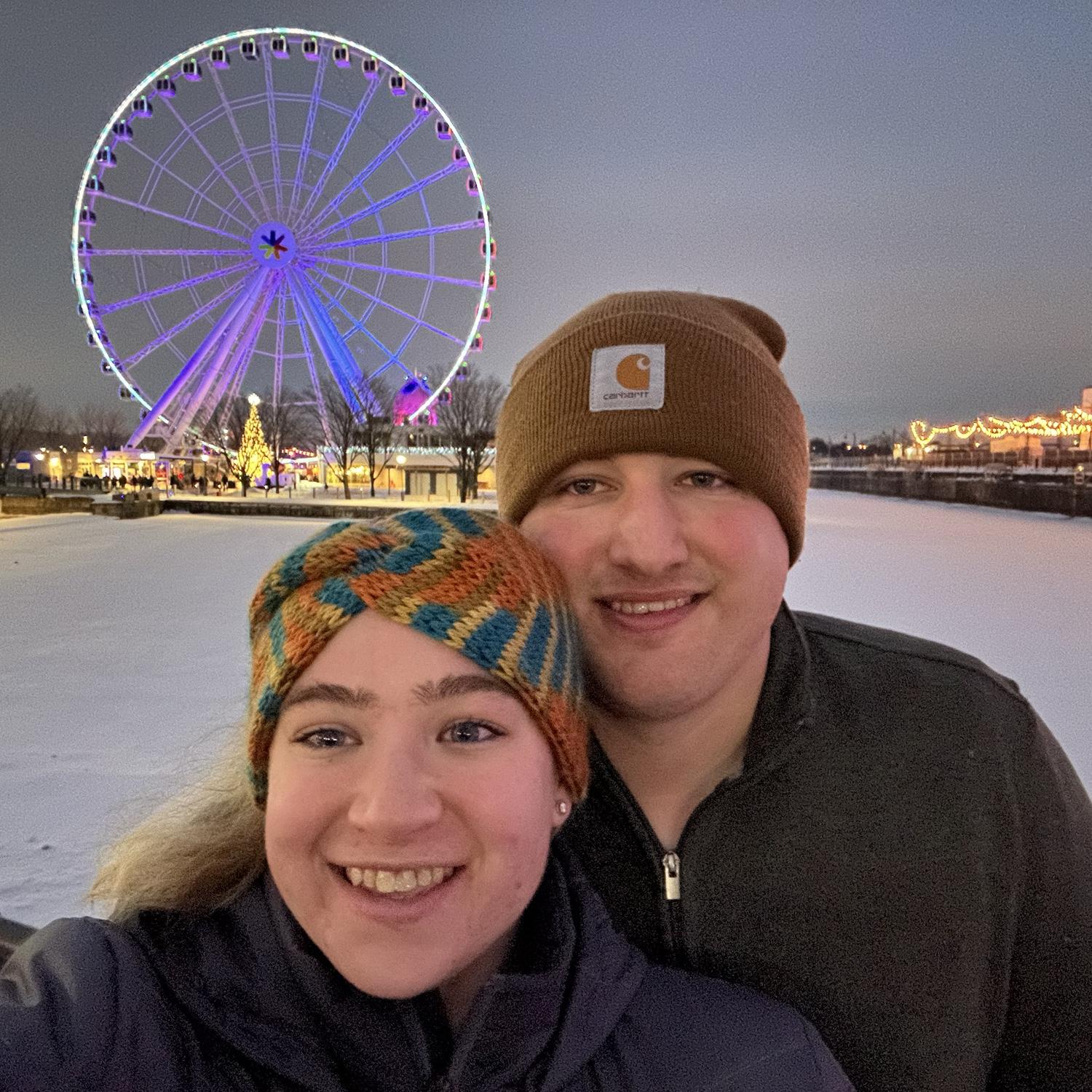 Hannah and Jeremy enjoying a trip to Montreal, Canada.