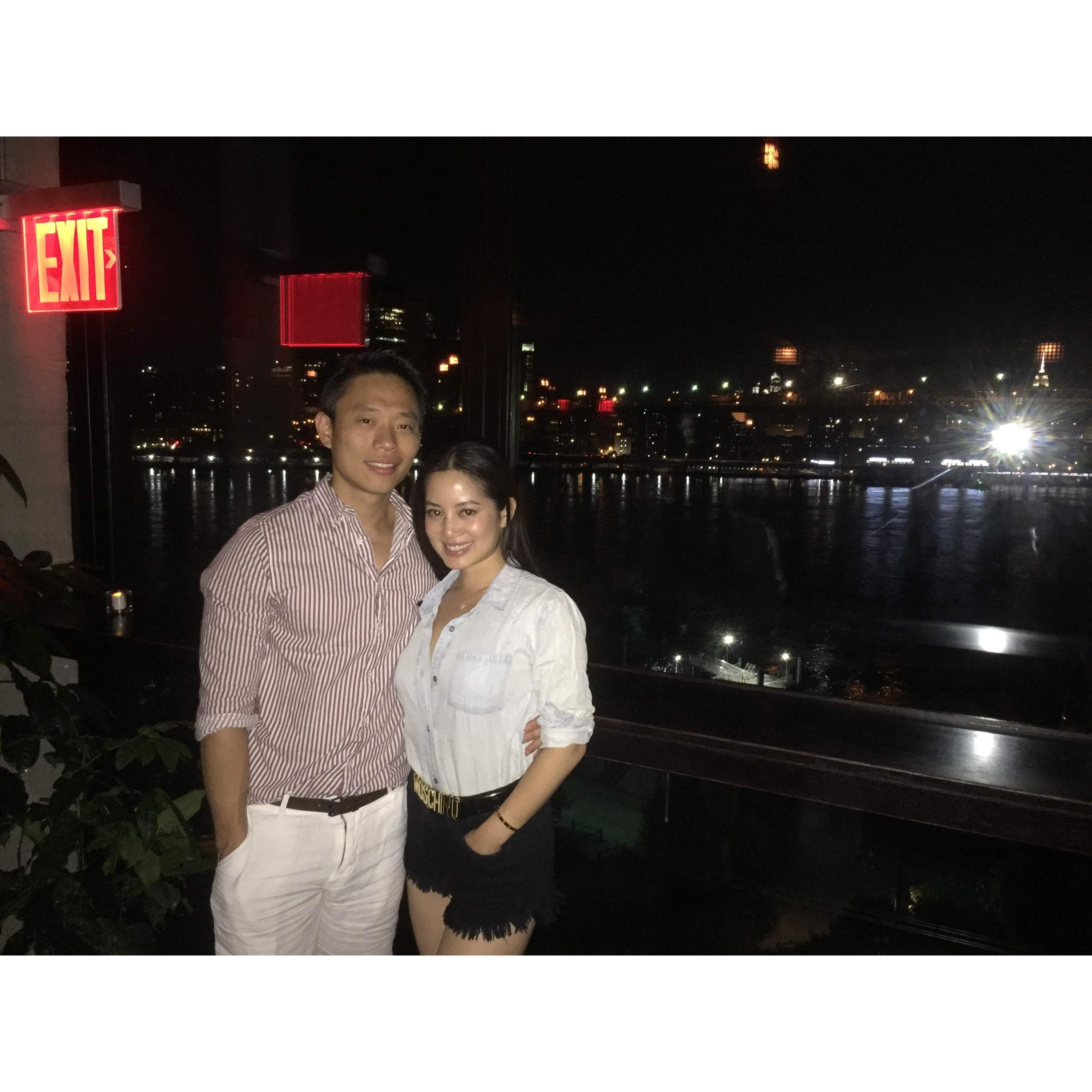 Sticky summer nights in Brooklyn