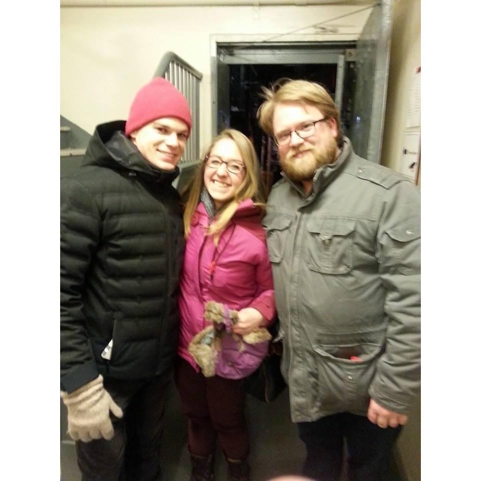Backstage at Hedwig with Michael C Hall
