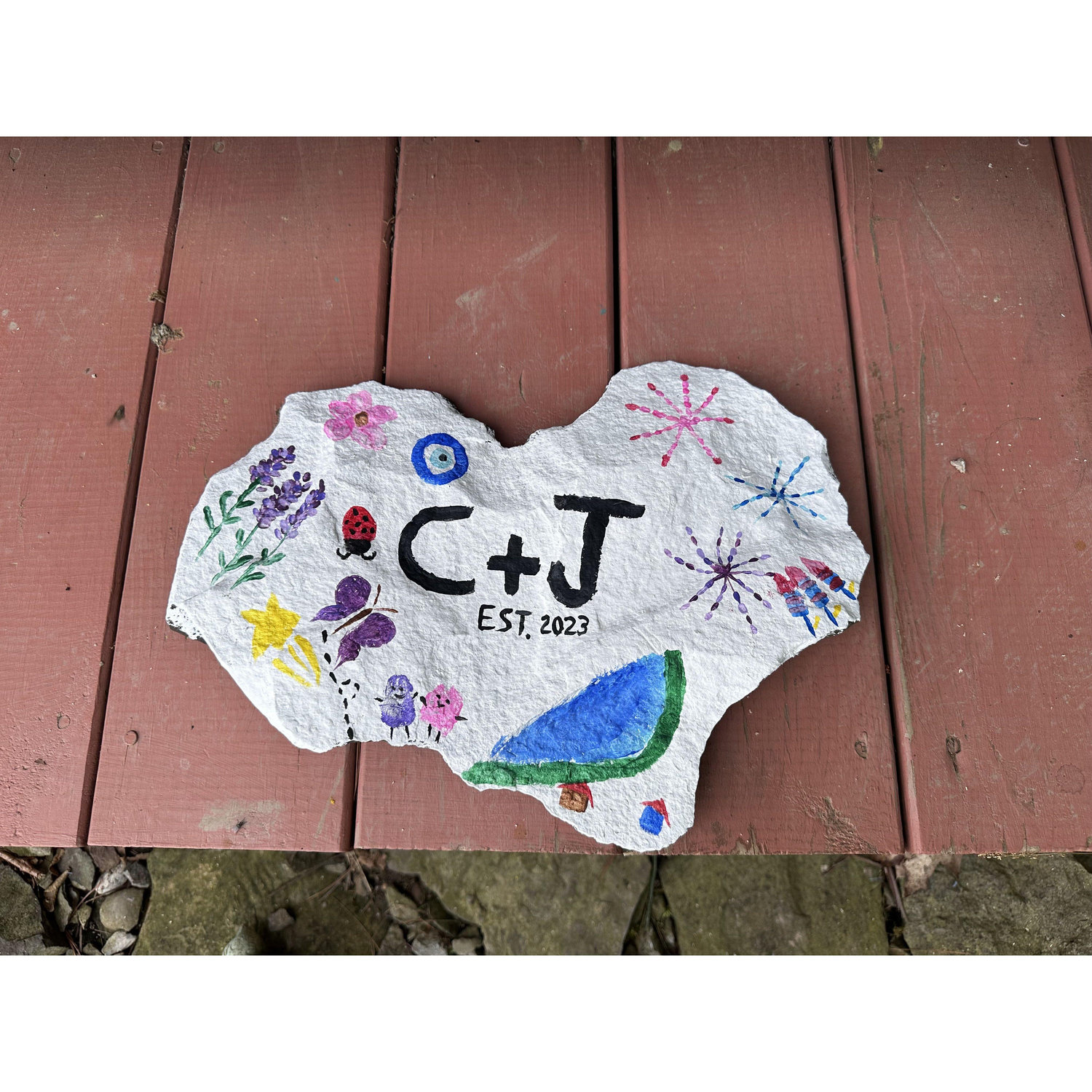 We painted this for the property for the future home!