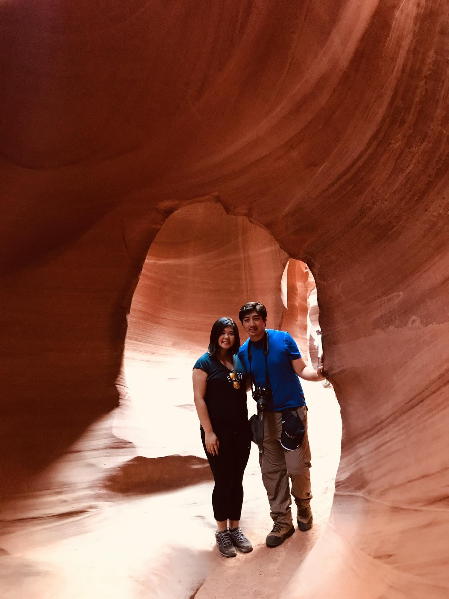 Stopped by Antelope Canyon while driving cross country from DC to LA in 2019.