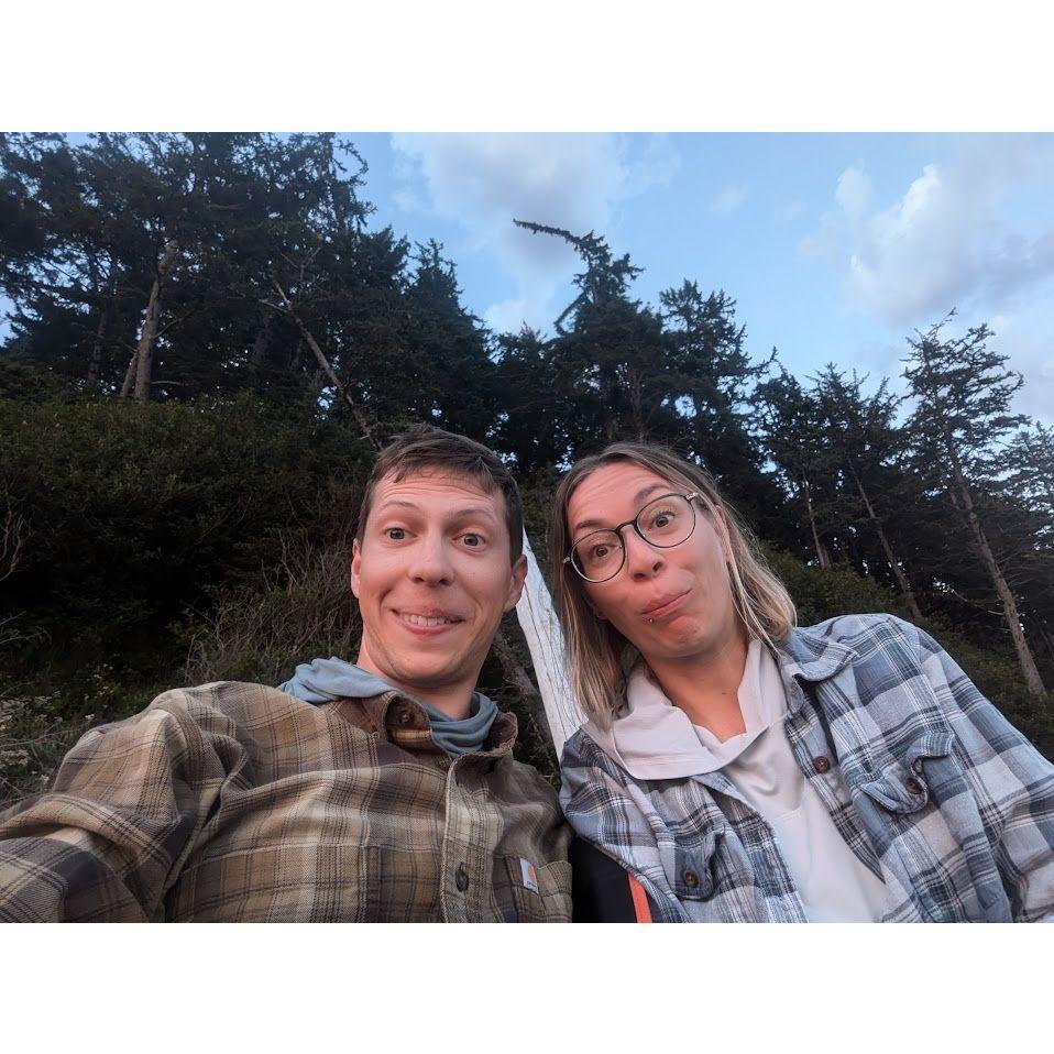 The night before we got engaged.