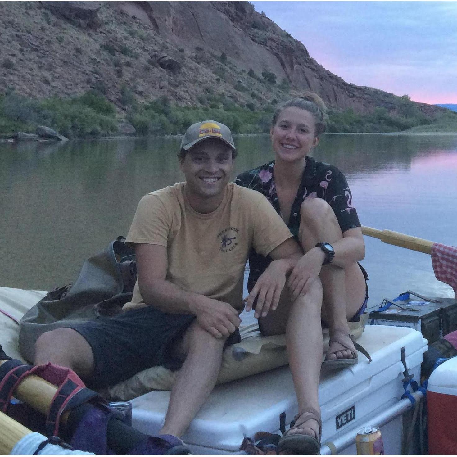 First River trip as a couple. The West Water River trip is also where we first met.