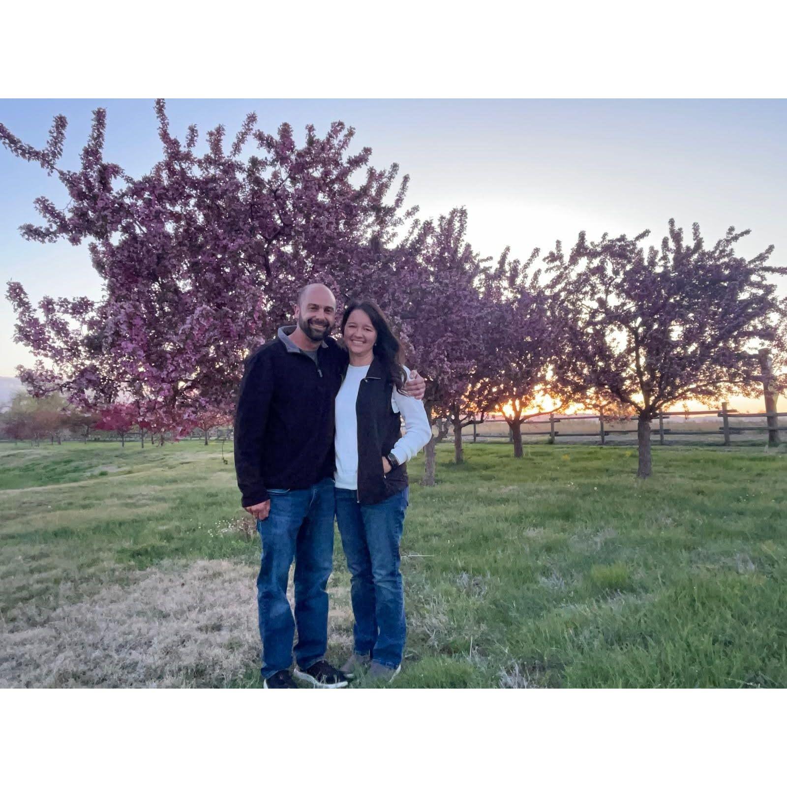 On a walk out in CO in April