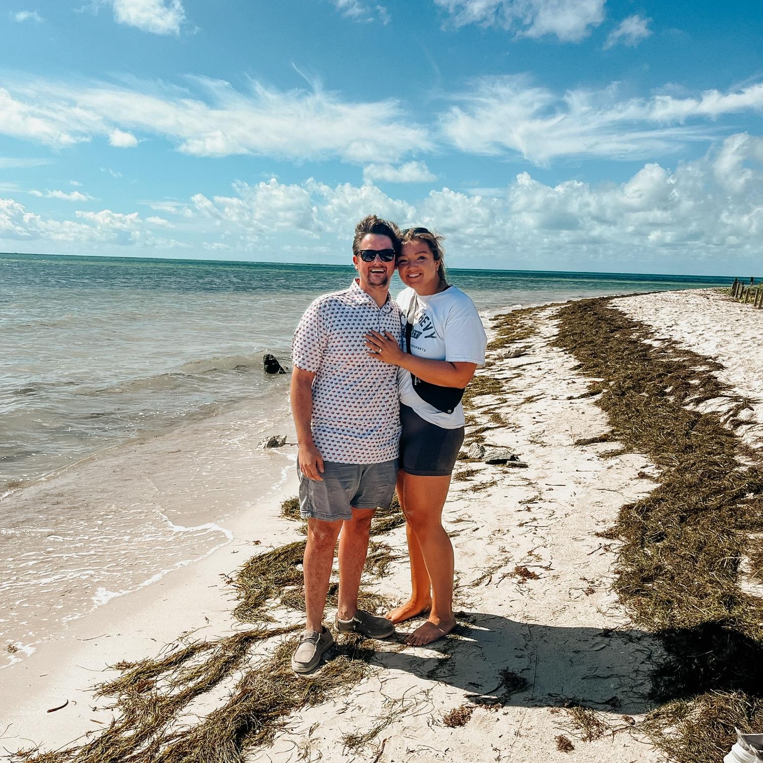 Taken right after Kevin proposed in Fall 2023.