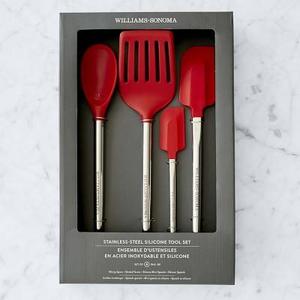 Stainless Steel Silicone Tools, Set of 4