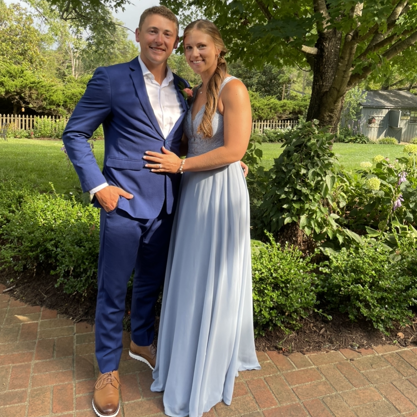 Last time walking down the aisle as Miss and Mr.