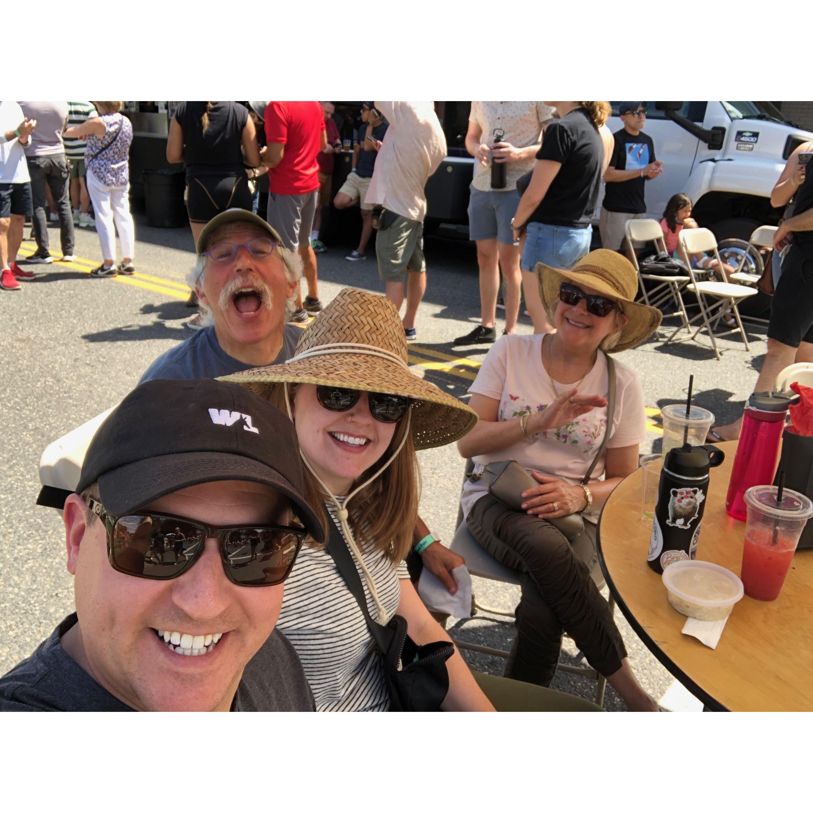 Mississippi Street Fair in Portland with Robert and Shelley