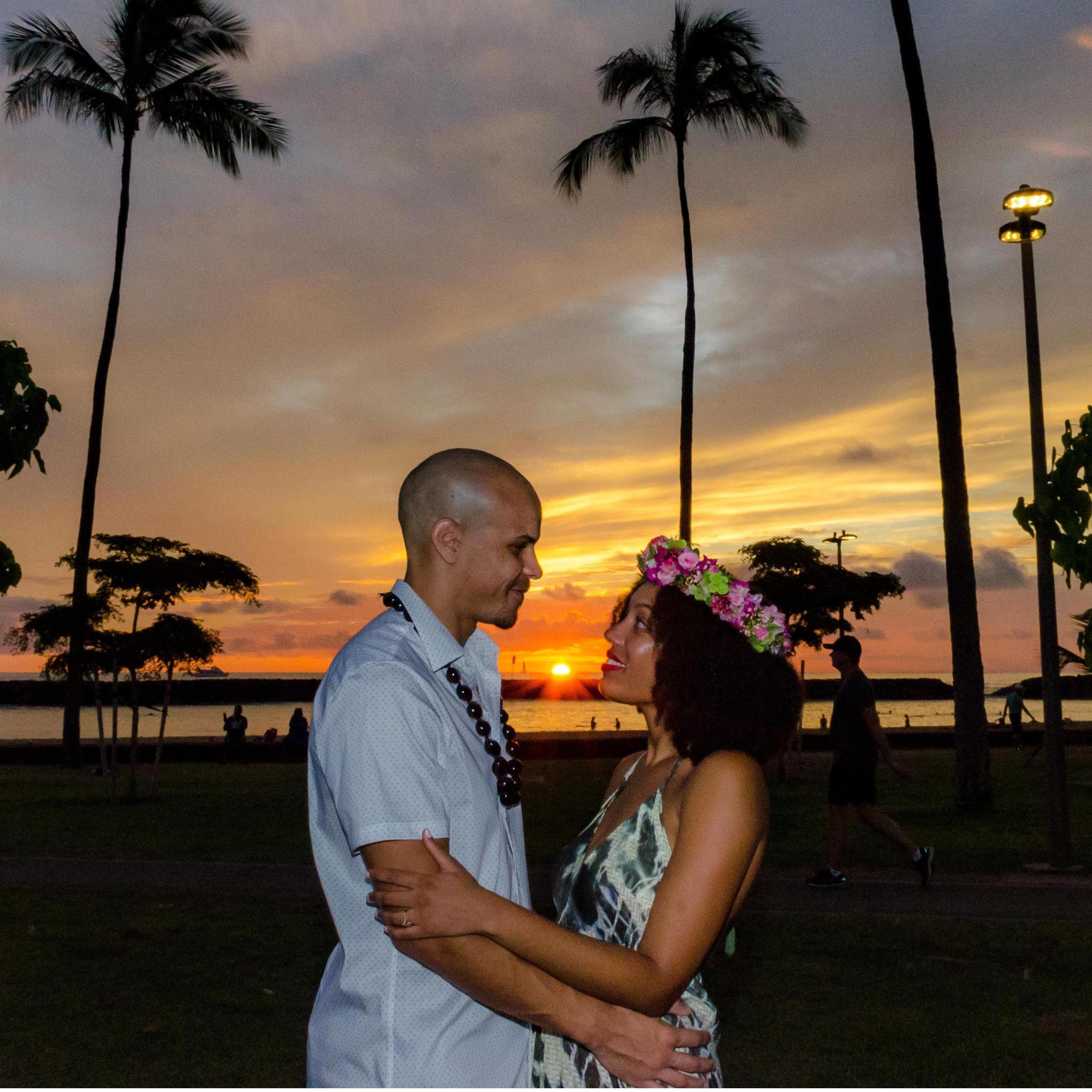 Our favorite sunsets at Magic Island!