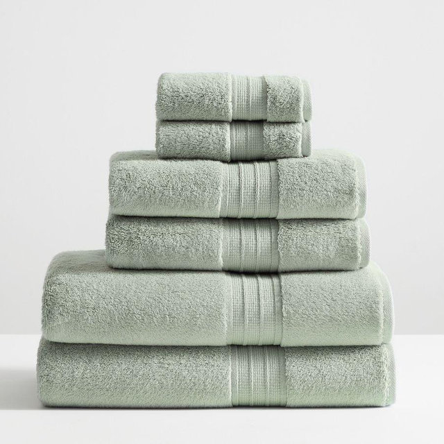 Eucalyptus Hydrocotton Organic Bath/Hand/Washcloth, Set of 6
