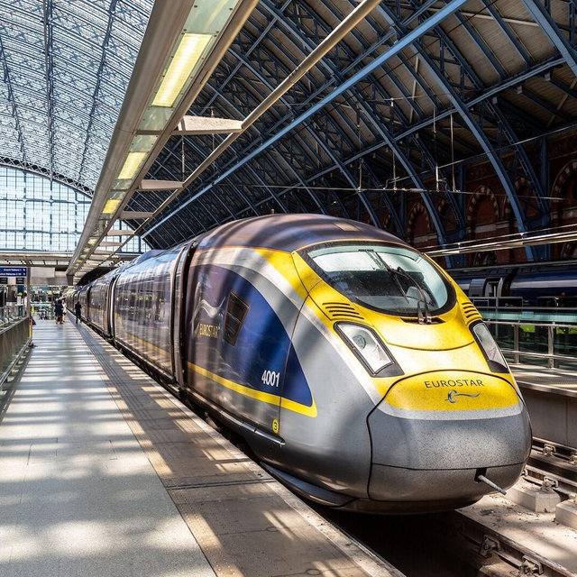 Train from London to Paris on Honeymoon