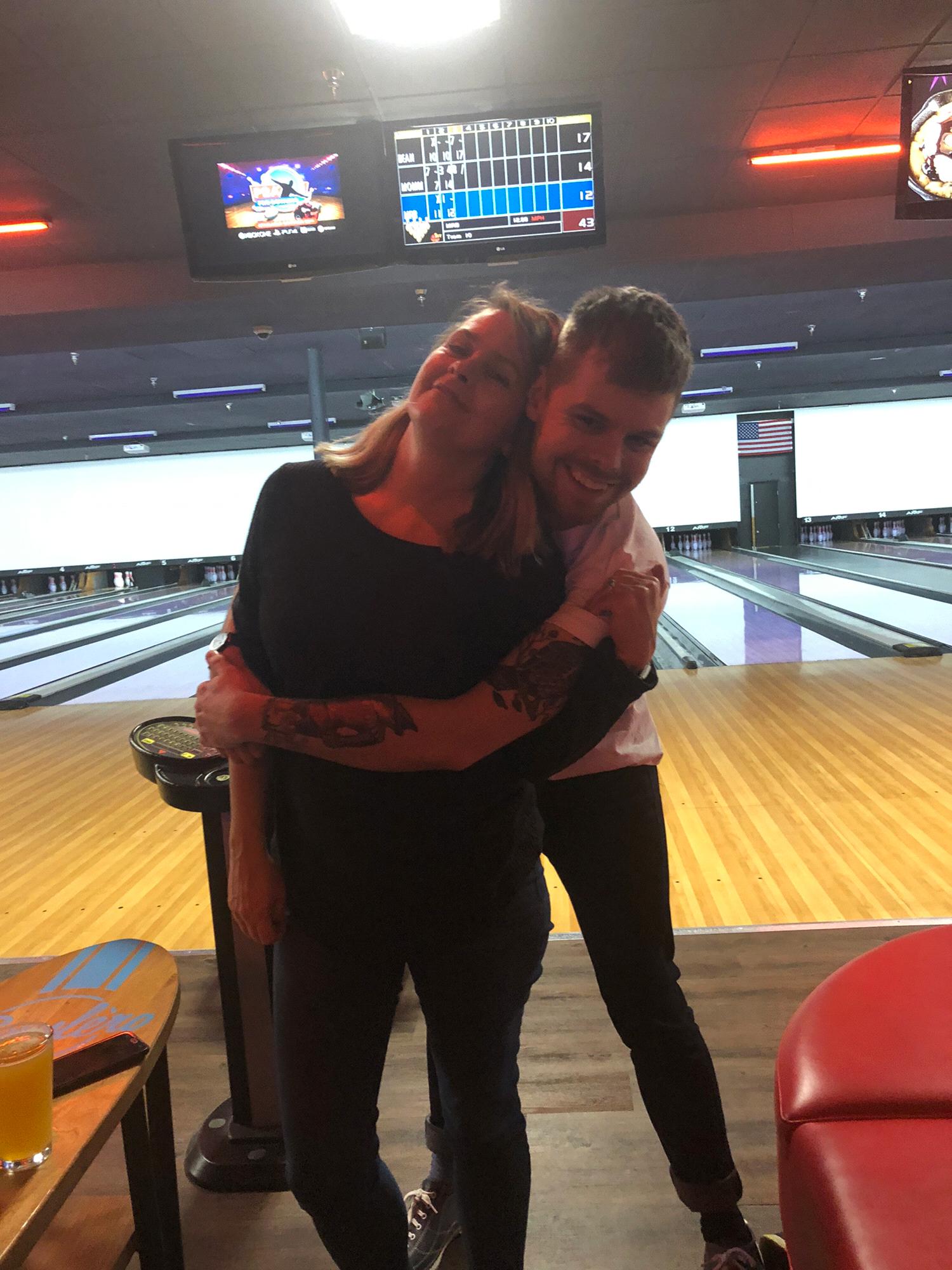 Brandon and his mom Wanda.