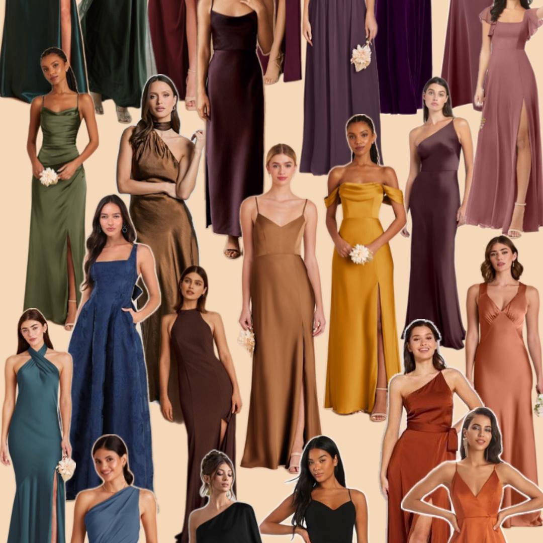 Sugerencias de tipos de vestidos.