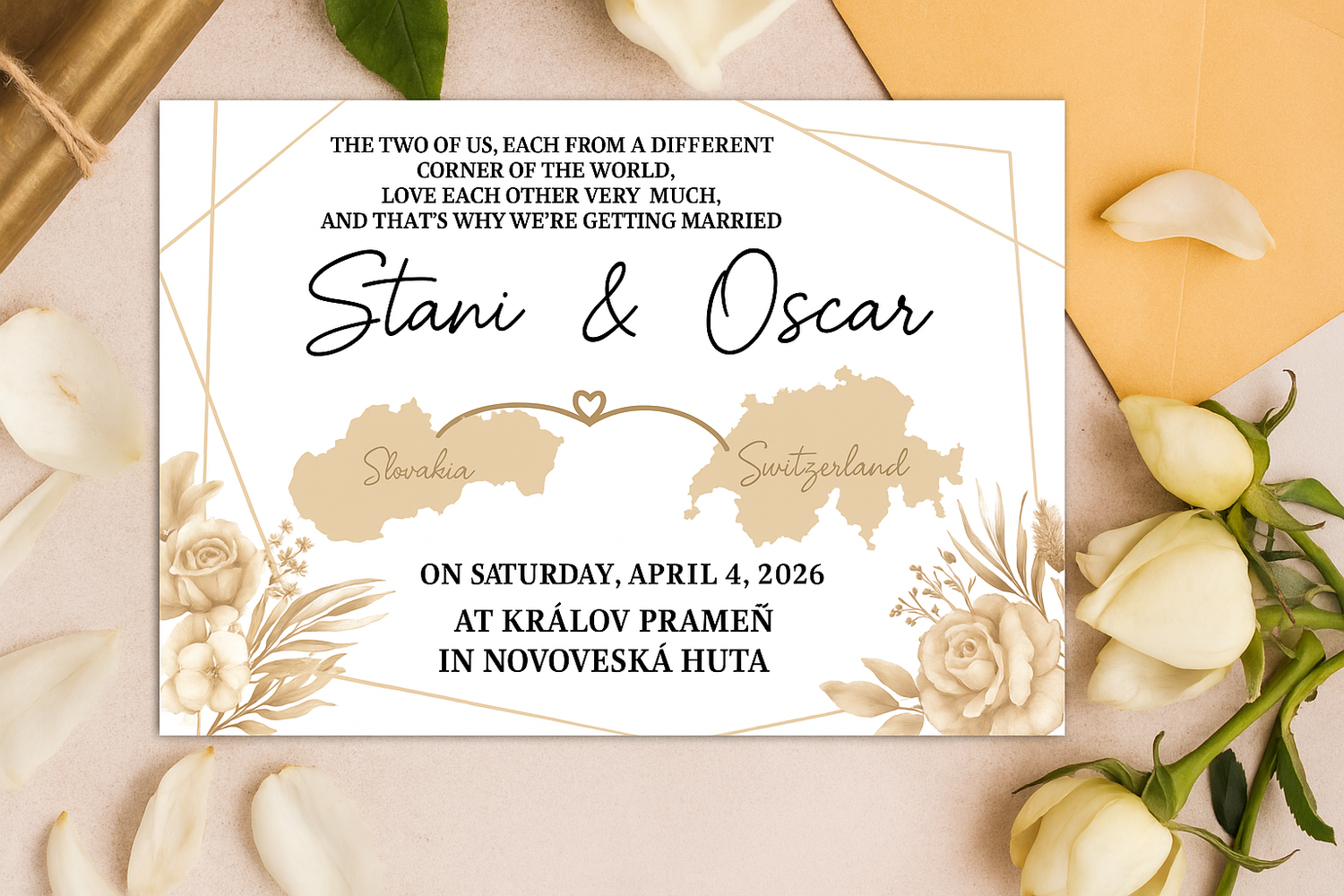 The Wedding Website of Oscar Battistelli and Stanislava Dzimkova