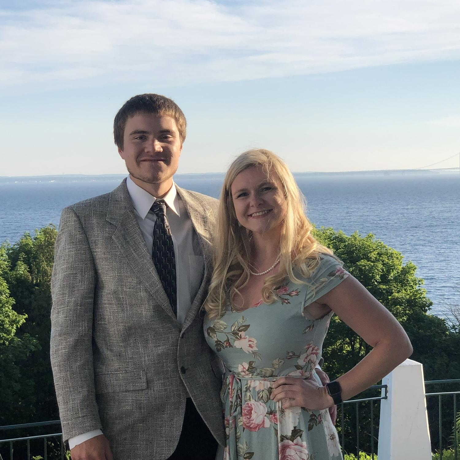 Fancy dinner on Mackinac Island