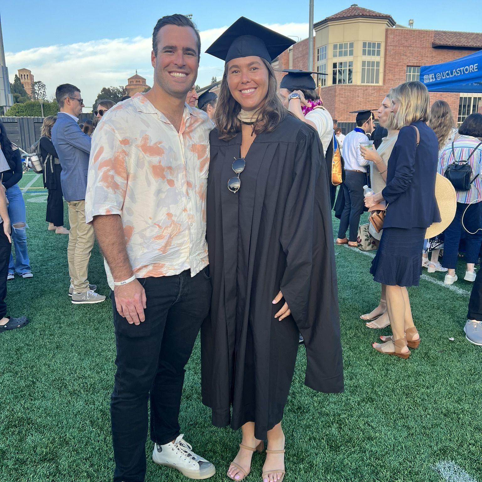 Anderson graduation (don't worry we both graduated!)