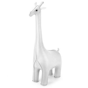 giraffe bookend – white