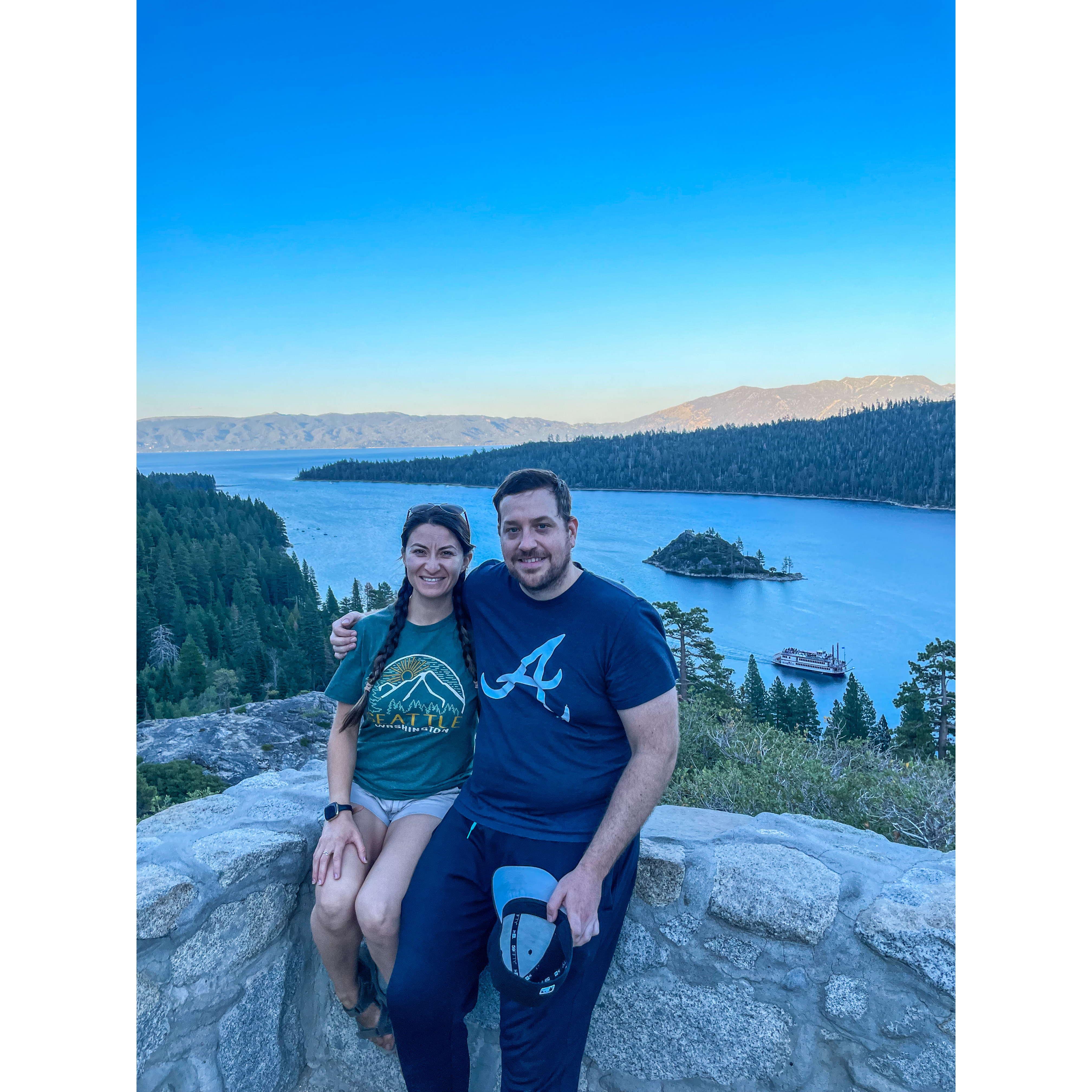 Sharing time and making memories in Lake Tahoe for his birthday.