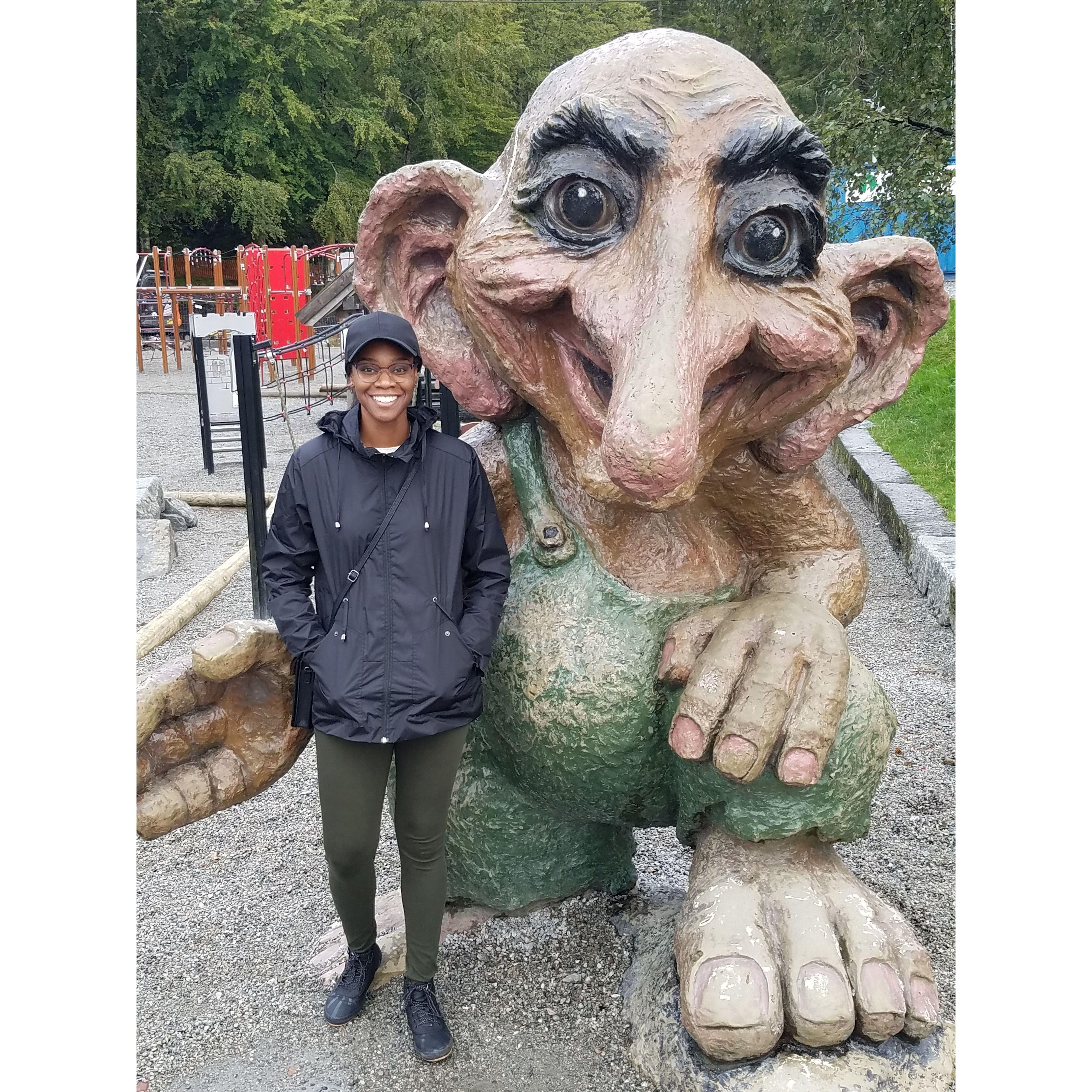 Troll patrol in Norway! Lindsay found the biggest one!