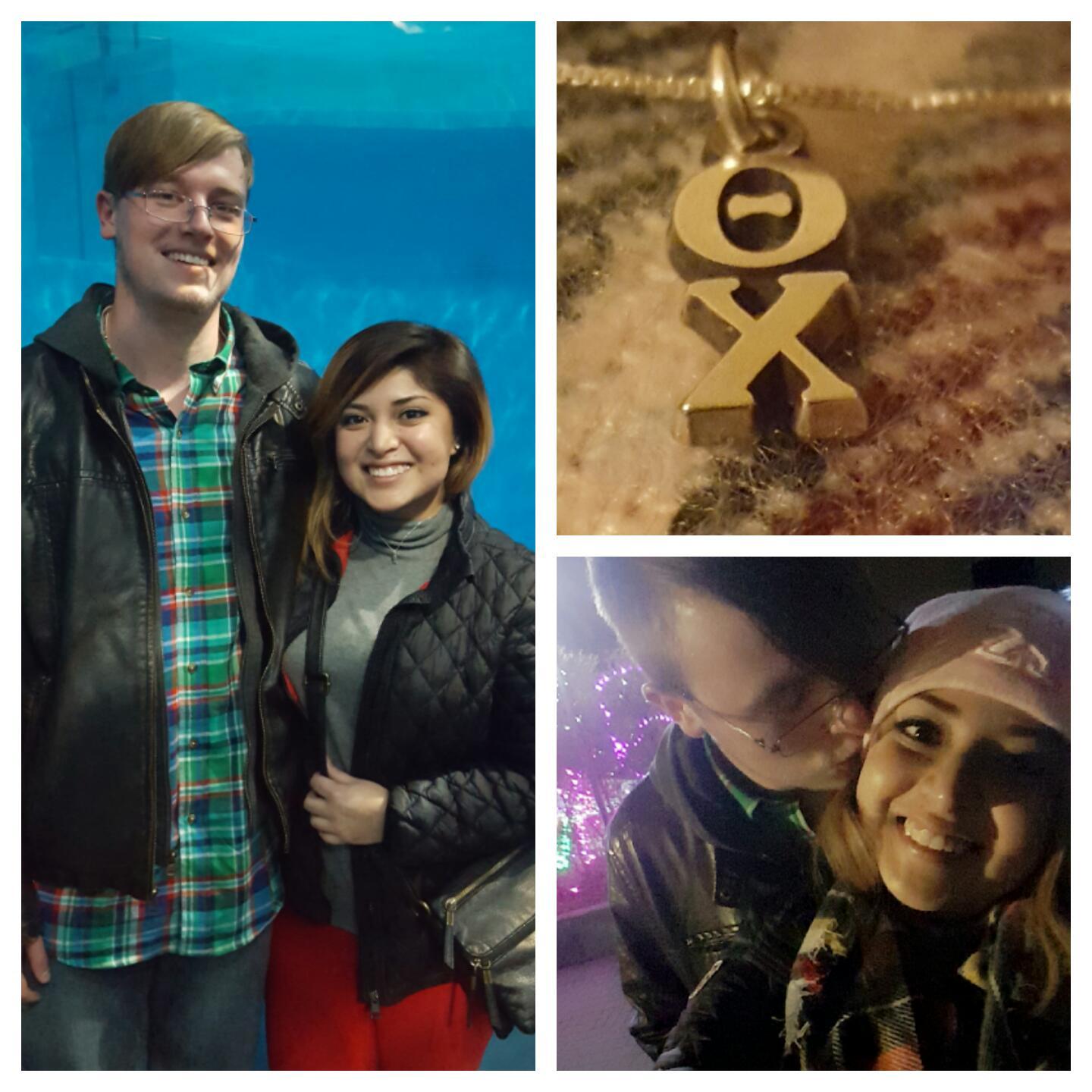 January 23, 2017.
Brandon decided to lavalier me with his Fraternity letters. This is basically the equivalent to receiving a promise ring, but Greek-life edition.