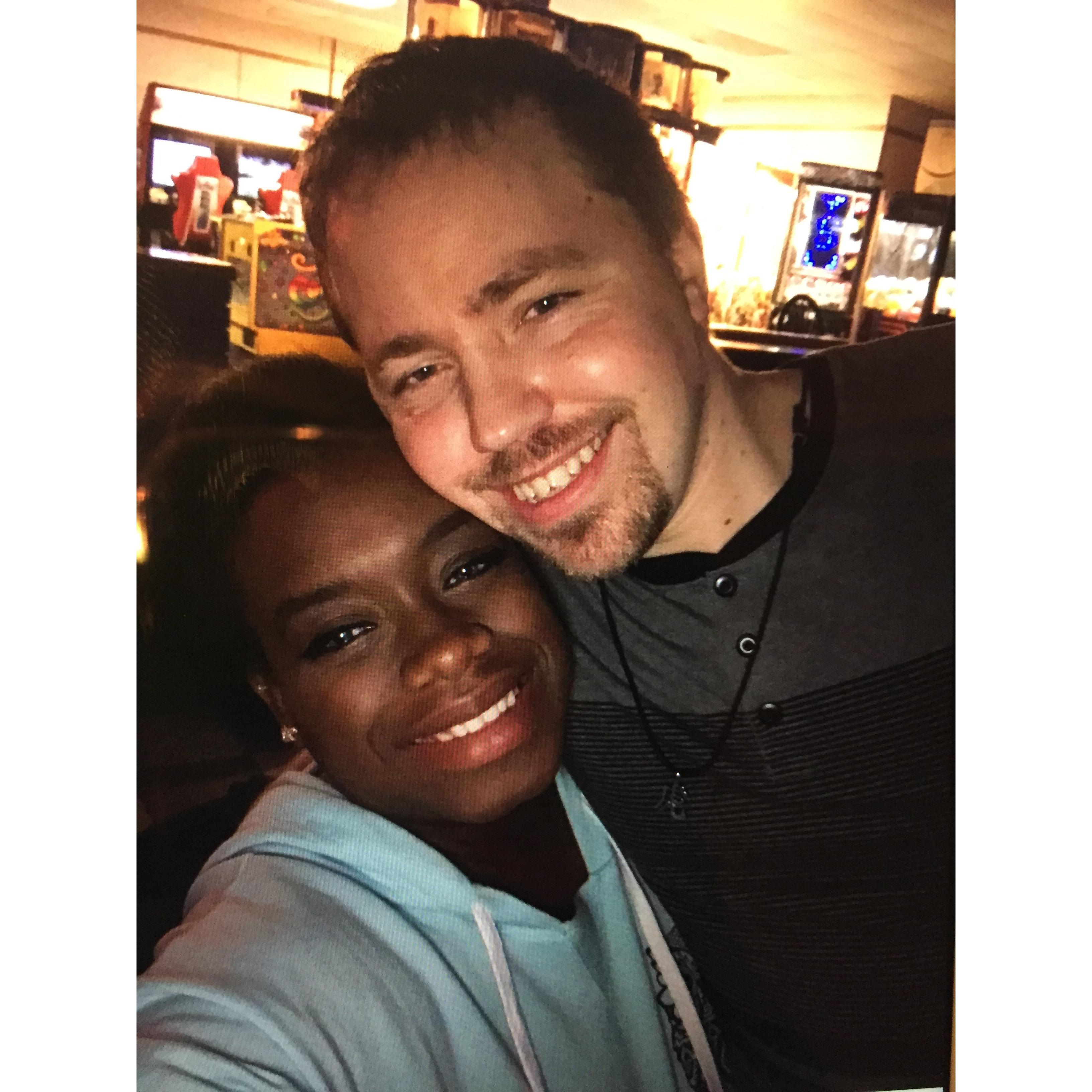 our first time bowling together!!