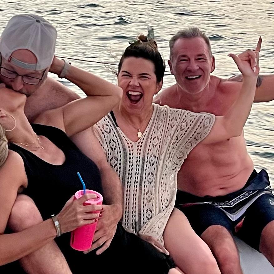 Catamaran chaos with the best double date duo. Practice round for Puerto Vallarta.