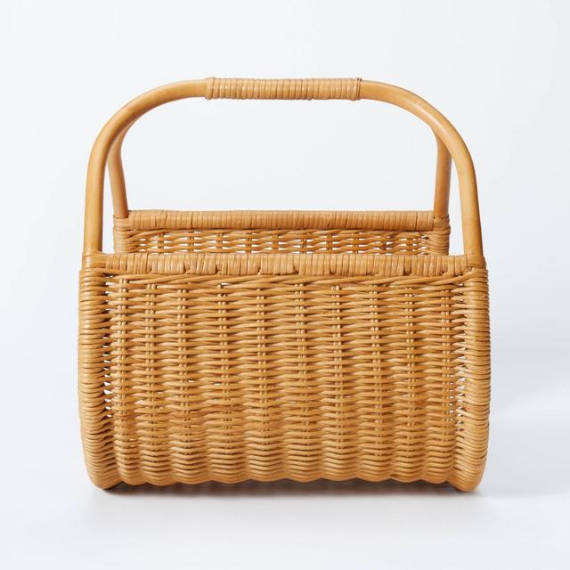 Light Woven Magazine Holder - Threshold™ designed with Studio McGee