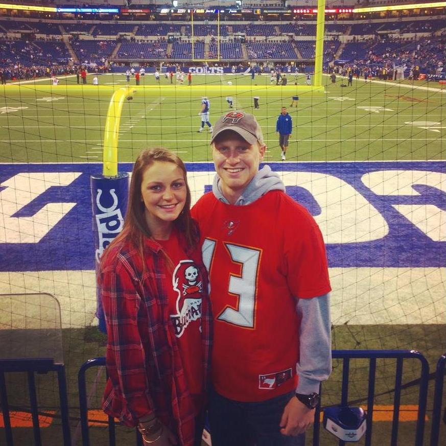 Saw Aaron's Tampa Bay Buccaneers take on the Colts.