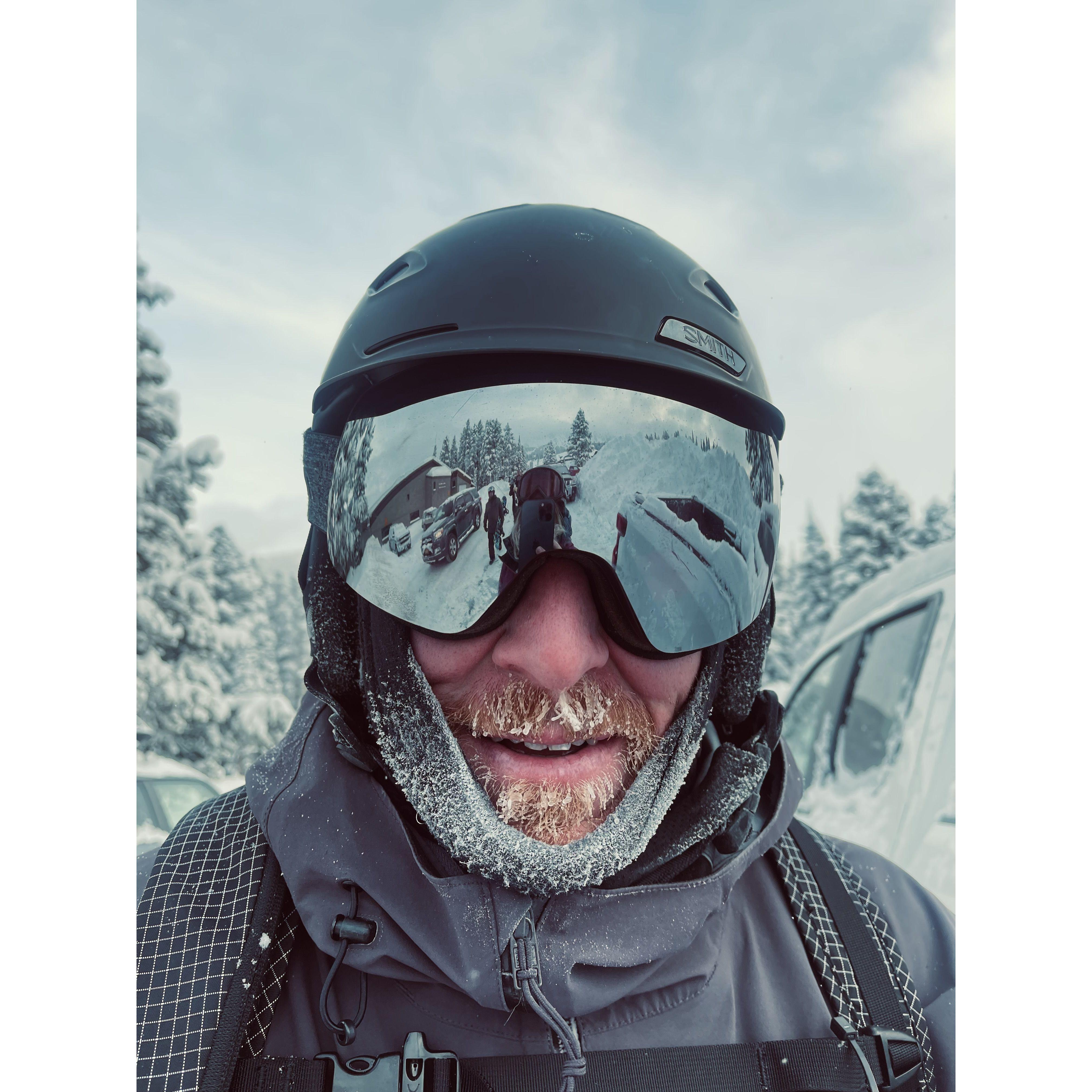 Cold Montana ski days at Bridger Bowl.