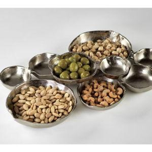 Cluster Of Nine Round Serving Bowls