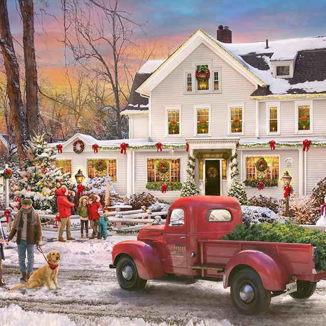 Vermont Christmas Company The Inn at Christmas Jigsaw Puzzle 550 Piece