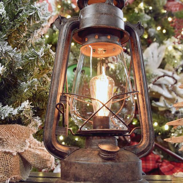 Electric Lantern Table Lamp with variable...