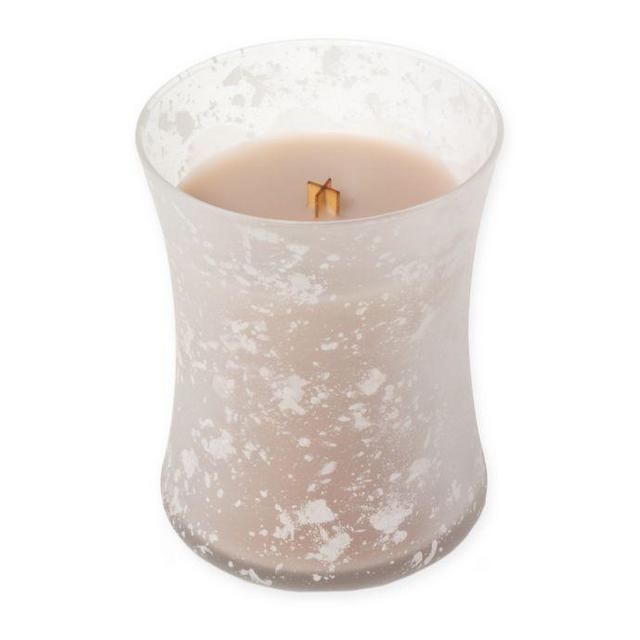 WoodWick® Vanilla & Sea Salt Medium Salted Glass Jar Candle