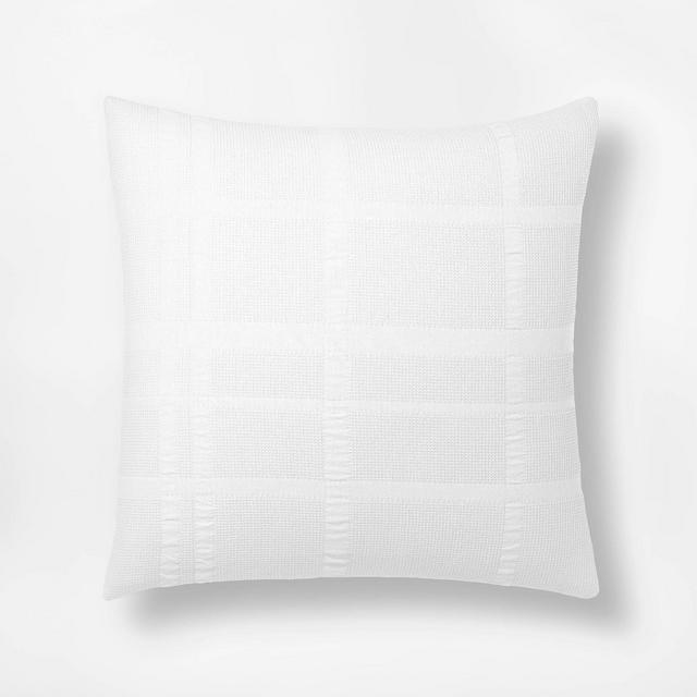 Euro Waffle Matelasse Quilt Sham White - Threshold™ designed with Studio McGee