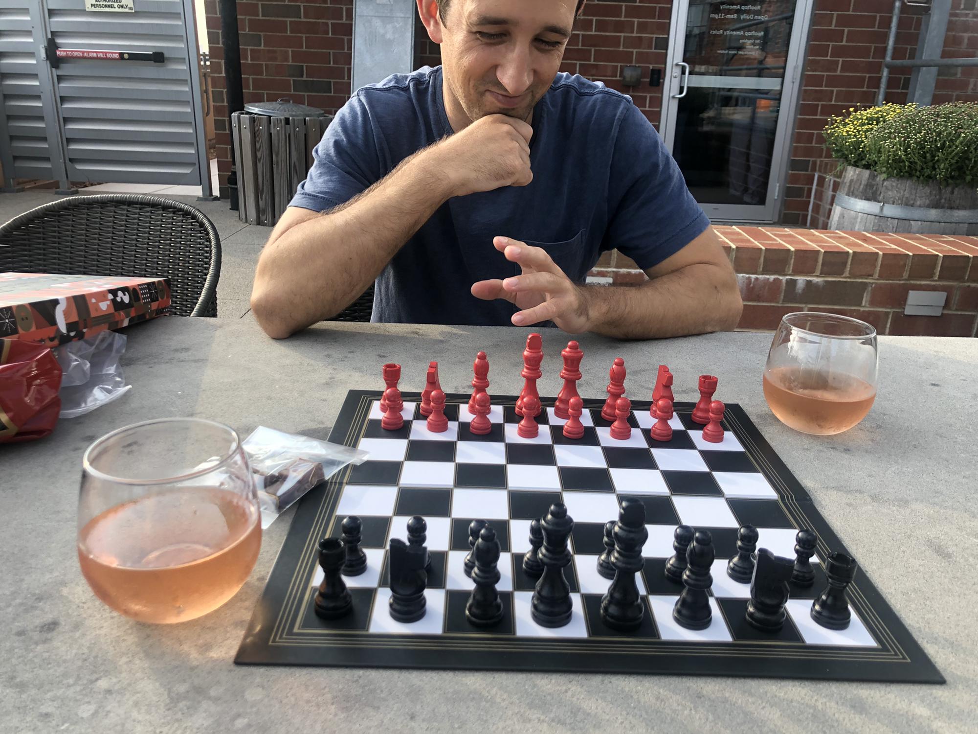 Amiti thinking he could win.