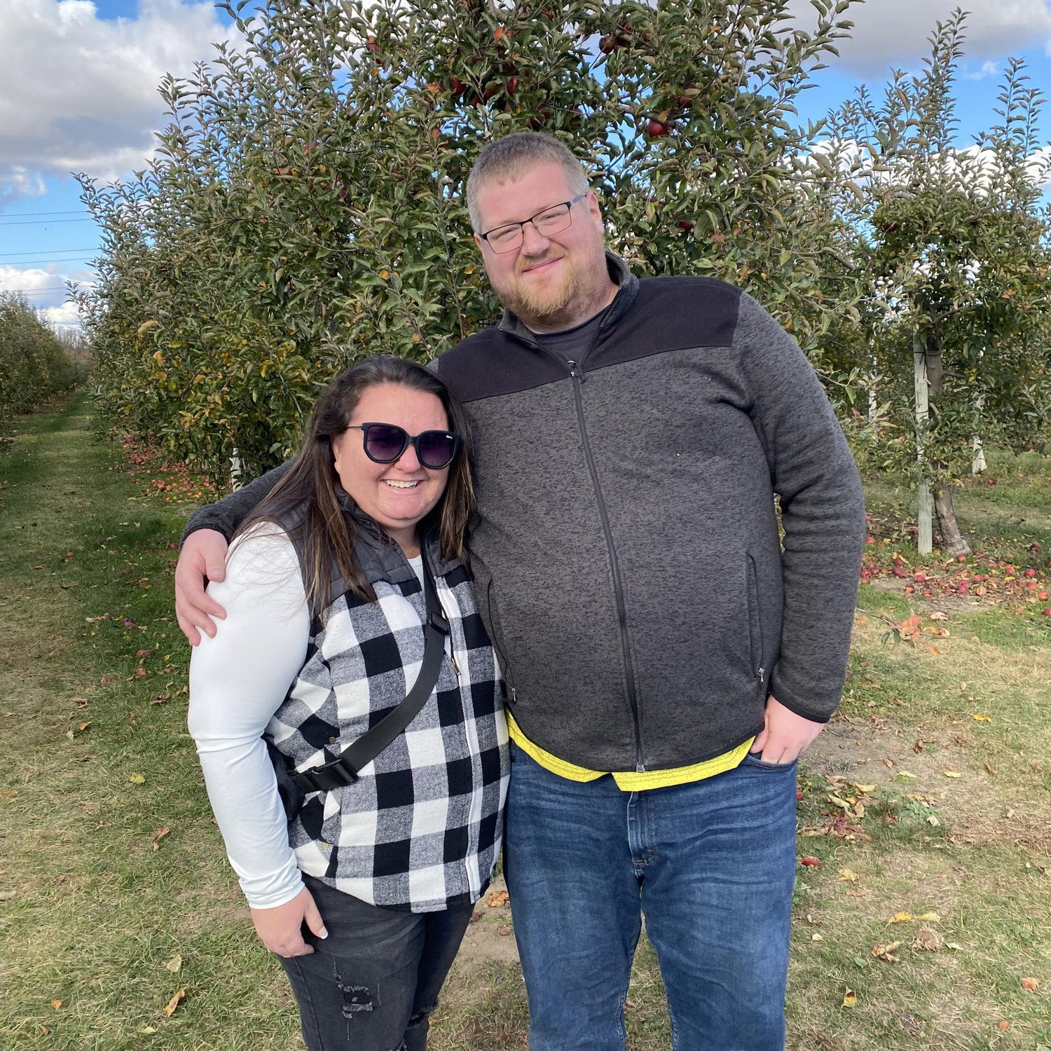 Blake's Apple Orchard with David's family.