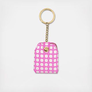 Havana Pink Caning Wireless Earbud Case