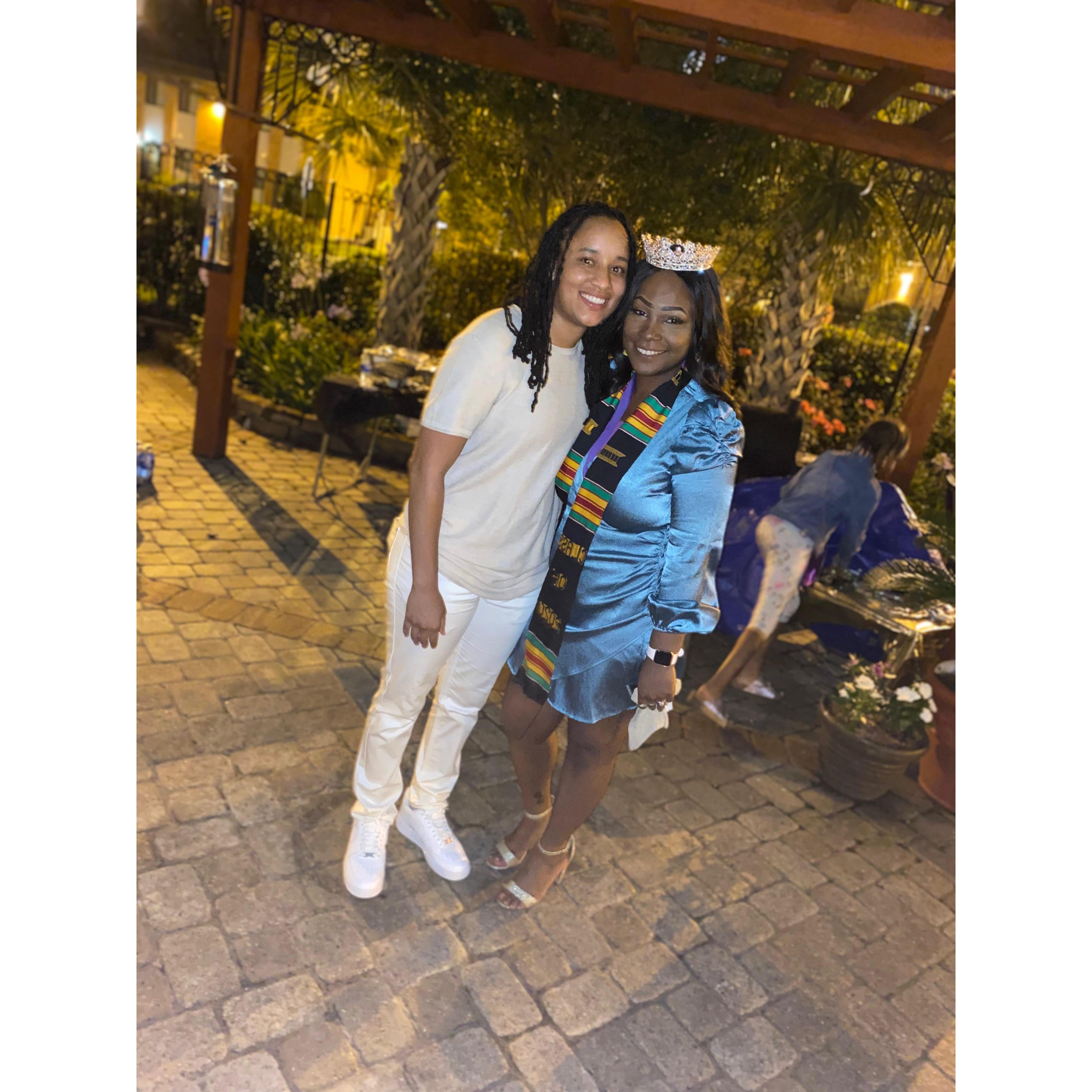 The day I said YES!/my surprise graduation #fulladatbrown