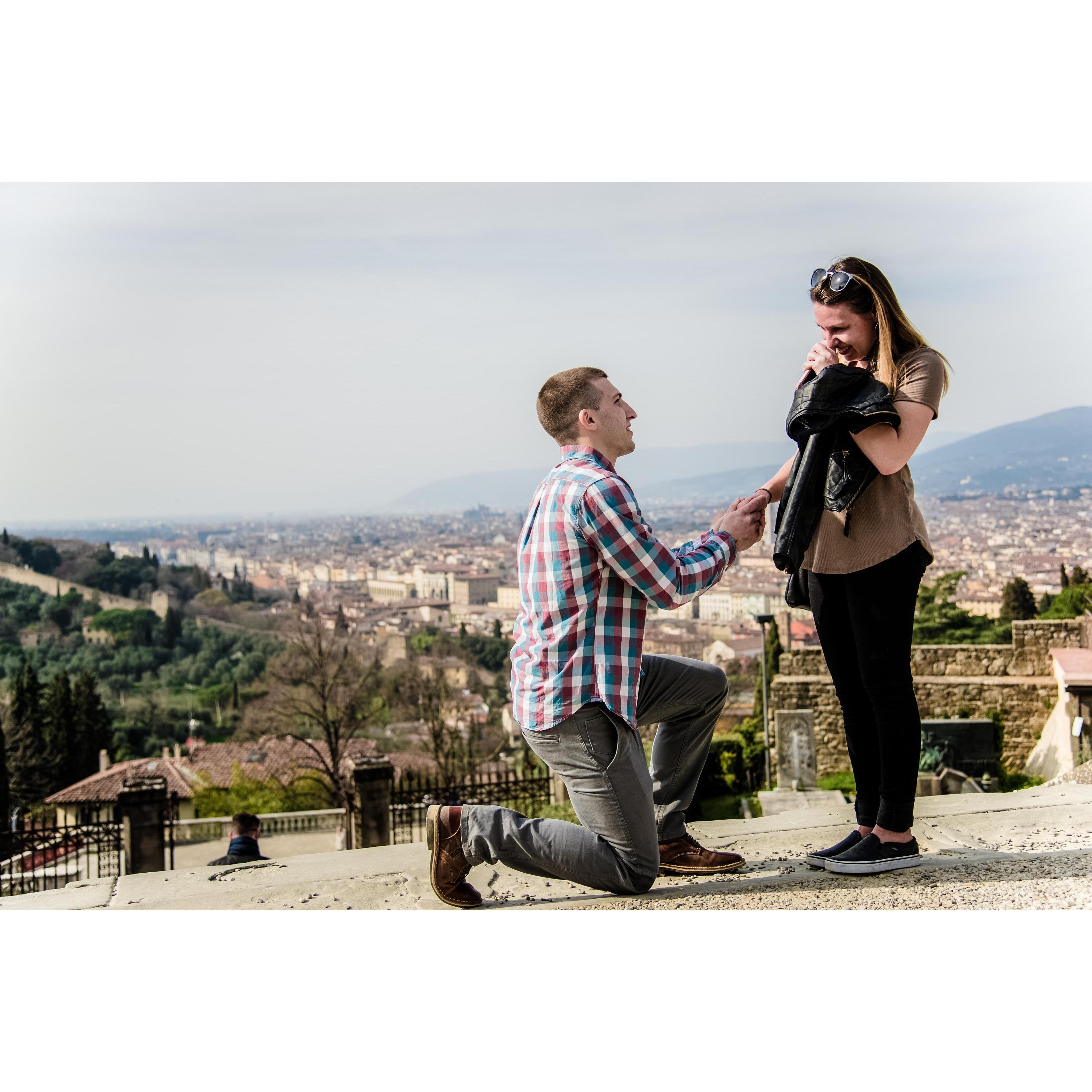 Engagement in Florence!